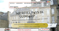 Desktop Screenshot of microtel-guingamp.fr