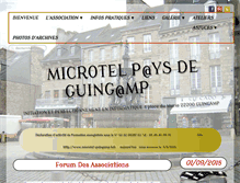 Tablet Screenshot of microtel-guingamp.fr